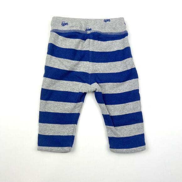 Baby Boden Reversible Striped Tractors Pants - Picture 9 of 9